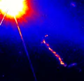 Оптическое изображение квазара 3С273 (HST)