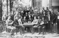Участники шахматного турнира в Мангейме. 1914