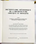 Dictionnaire méthodique de l'architecture grecque et romaine