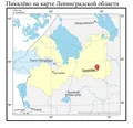Пикалёво на карте Ленинградской области