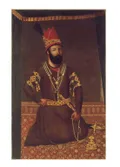 Мухаммад Риза Хинди. Портрет Надир-шаха. 1780–1800