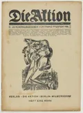 Журнал Die Aktion. 1919. Vol. 9, № 26/27. Автор обложки: Конрад Феликсмюллер