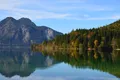 Северная часть озера (водохранилища) Вальхензе (земля Бавария, Германия)