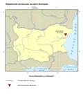 Варненский могильник на карте Болгарии
