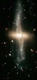 Пекулярная галактика с полярным кольцом NGC 4650A