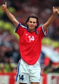Патрик Бергер во время финального матча чемпионата Европы по футболу. Стадион «Уэмбли», Лондон. 1996