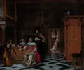 Питер де Хох. Музицирующее семейство. 1663