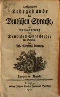 Umständliches Lehrgebäude der deutschen Sprache