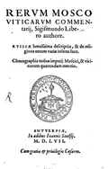 Rerum Moscoviticarum Commentarii