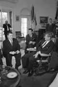 Встреча министра иностранных дел СССР Андрея Громыко с президентом США Джоном Кеннеди