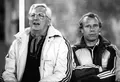 Тренеры сборной Германии по футболу Юпп Дерваль и Берти Фогтс. 1980-е гг.