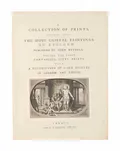 Collection of Prints, engraved after the Most Capital Paintings in England