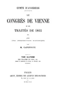 Le Congrès de Vienne el les traités de 1815