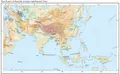Река Кура и её бассейн на карте зарубежной Азии