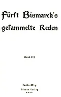 Rede zum Septennat