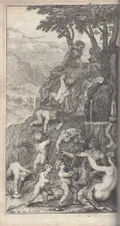 Иллюстрация из книги: Перро П. О происхождении фонтанов. Париж, 1674. Фронтиспис