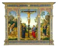 Перуджино. Триптих «Распятие» (т. н. Голицинский триптих). Ок. 1485