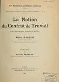 La notion du contrat de travail