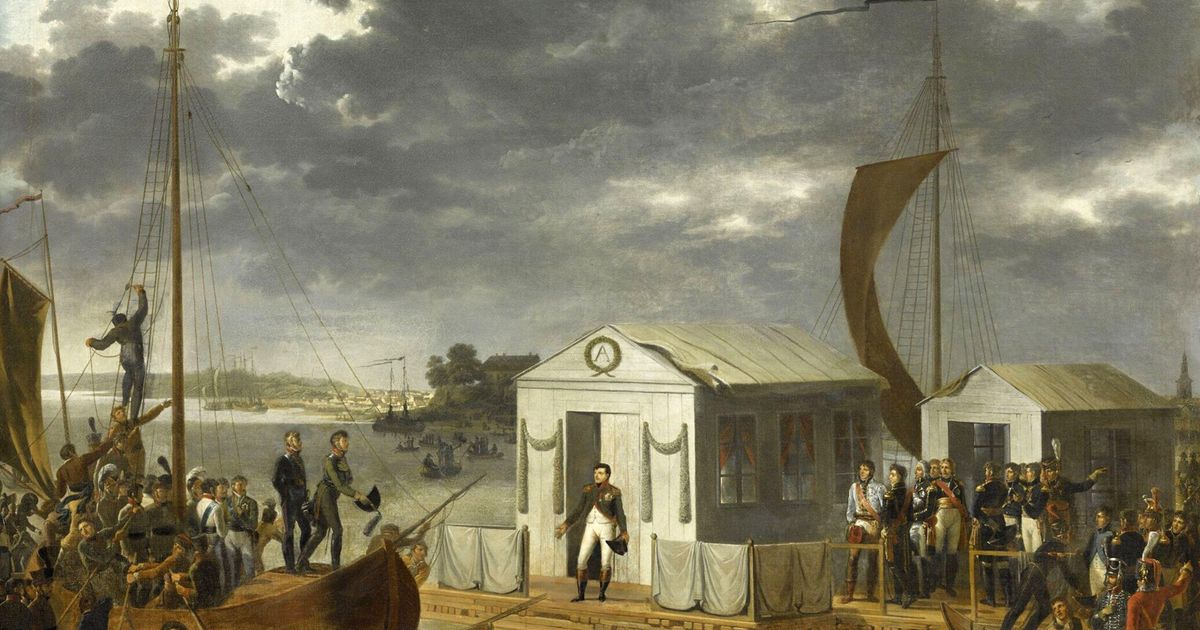 Тильзитский мир картина