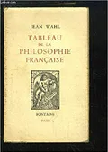 Tableau de la philosophie française