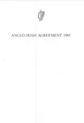 Anglo-Irish Agreement : 15 November 1985