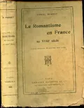 Le romantisme en France au XVIIIe siècle