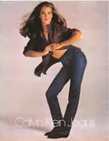 Брук Шилдс в рекламной кампании джинсов Calvin Klein. 1980