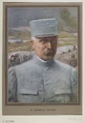 Портрет генерала Филиппа Петена в период Первой мировой войны
