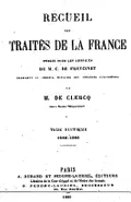 Traité convoi à Turin, le 24 mars 1860, entre la France et la Sardaigne pour la réunion de la Savoie et de l’arrondisse