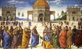 Перуджино. Вручение ключей апостолу Петру. 1481. Сикстинская капелла, Ватикан