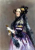 Альфред Шалон (?). Портрет Ады Лавлейс. Ок. 1840. Коллекция группы научного музея. A. Stirling. Science Museum Group Co