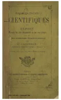 Récréations scientifiques ou Exposé des faits les plus intéressants et les plus curieux dans les sciences mathématiques, physiques et naturelles