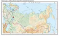 Река Сура и её бассейн на карте России