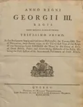 Anno Regni Georgii III. Regis Magnae Britanniae, Franciae et Hiberniae, decimo quarto