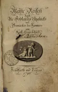 Christian Heinrich Spiess. Meine Reisen durch die Hölen des Unglüks und Gemächer des Jammers. Frankfurth und Leipzig, 1796. Титульный лист