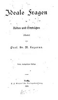 Ideale Fragen in Reden und Vorträgen behandelt