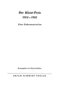 Der Kleist-Preis 1912-1932