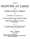 The Statute at Large of the United States of America