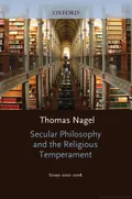 Secular philosophy and the religious temperament