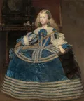 Диего Веласкес. Маргарита Тереза в голубом платье. 1659