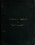 Pictorial effect in photography