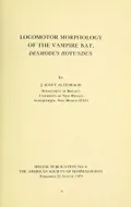 Locomotor morphology of the vampire bat, Desmodus rotundus