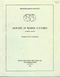 Outline of world cultures