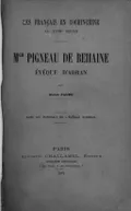 Mgr Pigneau de Behaine, évêque d'Adran