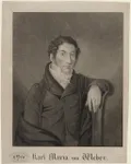 Иоганн Фридрих Югель. Портрет Карла Марии фон Вебера.