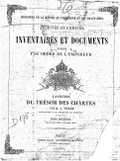 Layettes du trésor des chartes