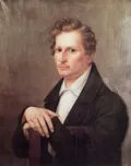 Иоганн Мориц Ругендас. Портрет Августа фон Платен. Ок. 1830