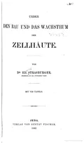 Über den Bau und das Wachstum der Zellhäute
