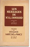 Le messages de M. Abel Bonnard