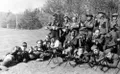 Бойцы чехословацкого партизанского отряда. Май 1945
